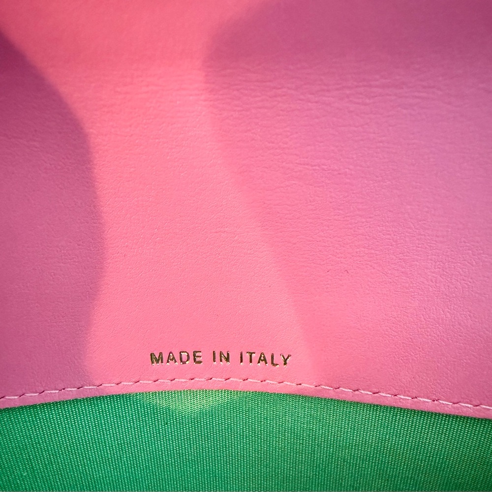 Chanel Pink and Mint Quilted caviar long Wallet full inclusion with COA! - Picture 11 of 12